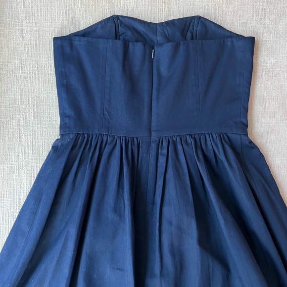 Navy Lilly Pulitzer Strapless Dress with Starfish and Seashell Details - Size: 0 - Picture 3 of 3